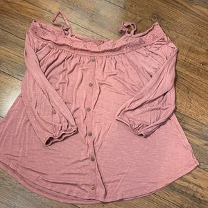 Aeropostale off-shoulder blouse